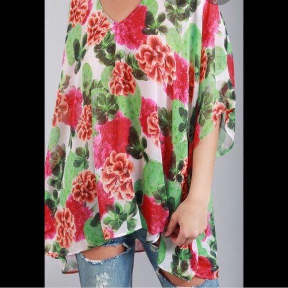 Show Me Your MuMu Tops - Show Me Your Mumu Cactus Bloom Peta Tunic